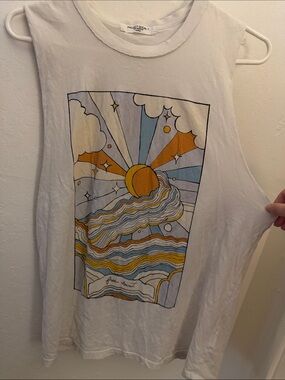 Project Social T LA “Free Spirit” Graphic Print Muscle Tee